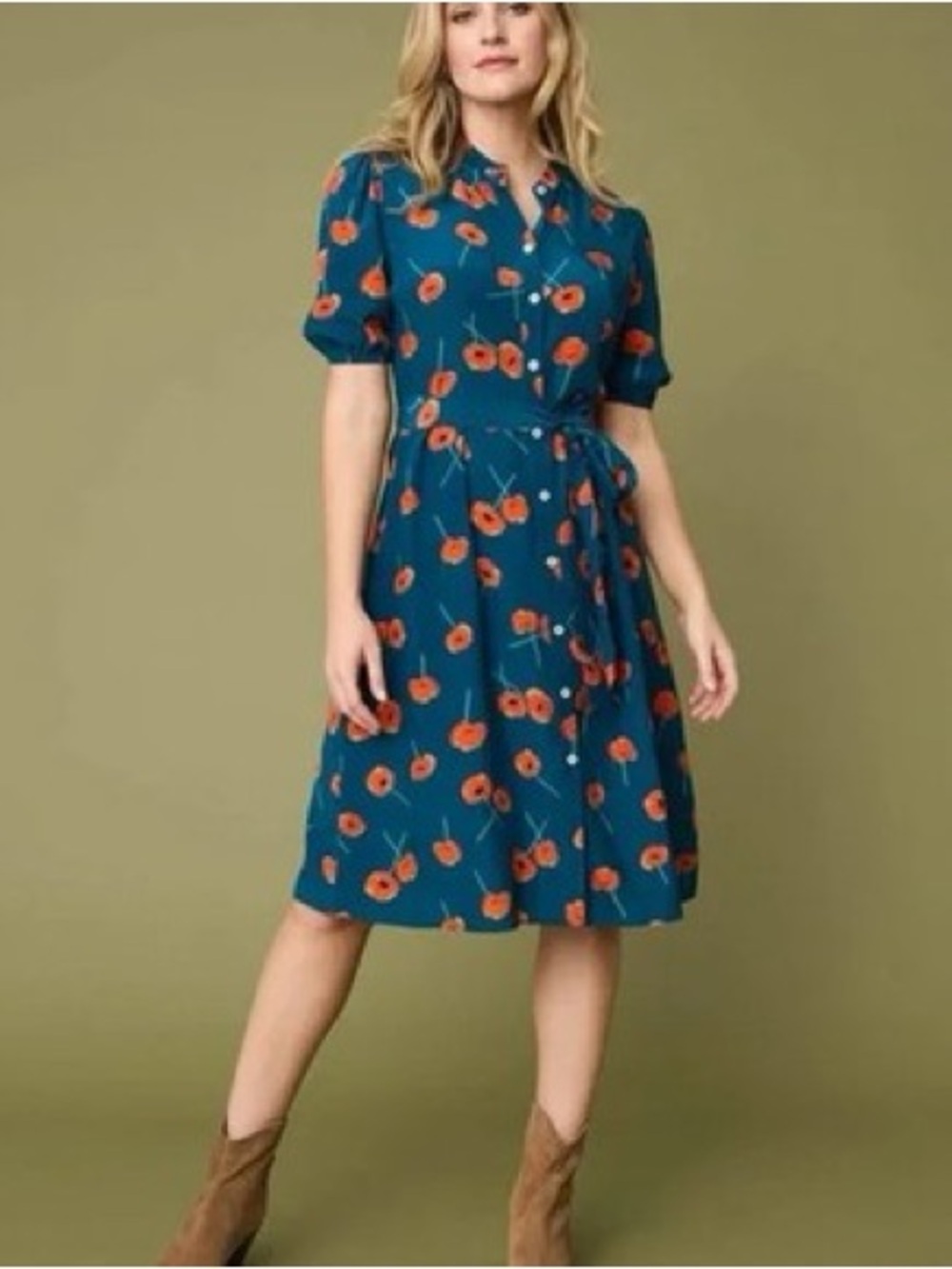 Untuckit Alix Dress - Poppy - EUC, size 8
